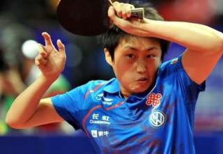 2012 Li Ning Mans T Shirt Table Tennis,Ping Pong blue black red China 