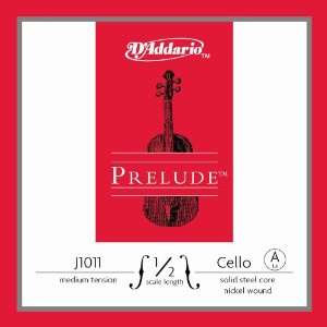  10 Prelude Cello A Single Strings 1/2 Med Tension Musical 