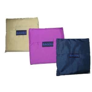  Baggu Sophisticate Colors 3pc Set   Navy Purple Khaki 