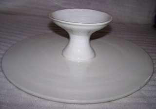 PEDESTAL CAKE STAND Hand Painted FRUIT Made in ITALY  