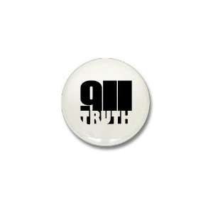  911 Truth Cool Mini Button by  Patio, Lawn 