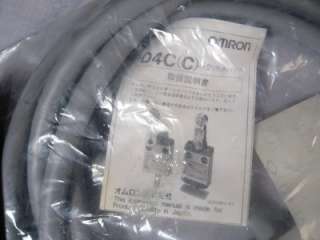 OMRON D4C 1620 Limit Switch SPDT Pin Plunger w/Cable *NEW*  
