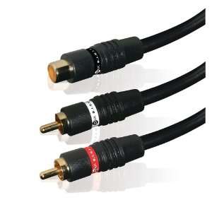  ZAX 85525 SELECT SERIES 2 RCA PLUGS TO RCA JACK Y ADAPTER 