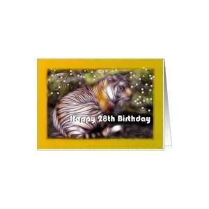   ~ Age Specific 28th ~ Fractalius Bengal Tiger Art Card: Toys & Games