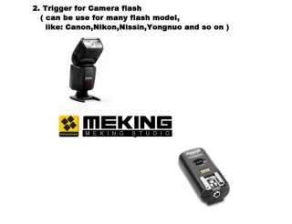 RF 602 Wireless Flash Trigger for NIKON with 3 Receiver  
