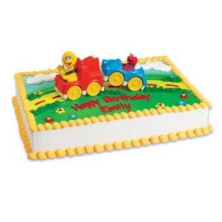 Sesame Street Big Bird and Elmo in Tow Birthday Cake Decorating Kit
