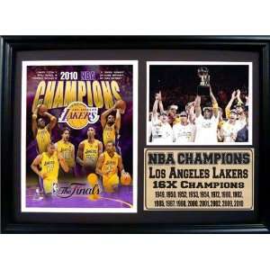  Select 180 BSKLAK24 4 2010 NBA Champions LA Lakers with Kobe Bryant 