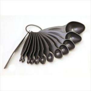  Measuring Spoon Set 12 Pc (Dark Pewter): Kitchen & Dining