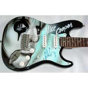   Autographed Signed Custom Airbrush Guitar & Proof: Everything Else