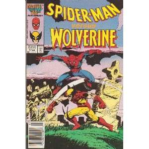  Spider Man versus Wolverine No. 1   Newsstand Cover, VF/NM 