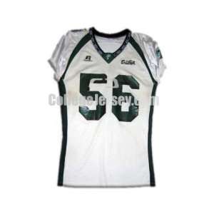   No. 56 Game Used Tulane Russell Football Jersey