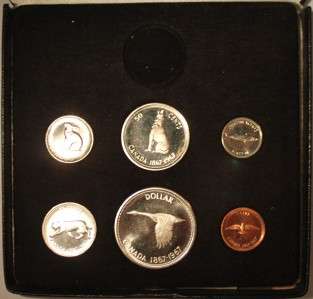 1867  1967 Canada Centenniel Silver Proof Set   Royal Canadian Mint 