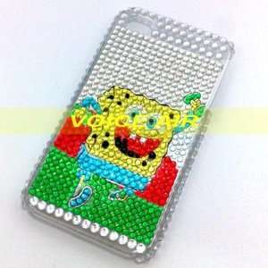 Sponge Bob Squarepants Iphone 4/4s Popular Series Hard Bling Case Back 