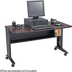 Safco 54 inch Reversible Top Mobile Computer Desk  Overstock