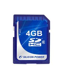 Silicon Power 4GB High Capacity SD Memory Card  