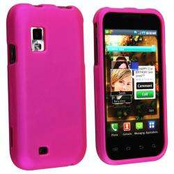 Pink Rubber Coated Case for Samsung Fascinate/ Galaxy S   