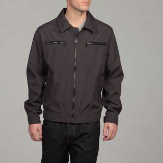 MICHAEL Michael Kors Mens Grey Zip front Jacket  Overstock