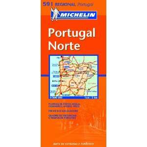  Portugal North (Michelin Regional Maps) (9782067117174 