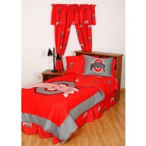   Buckeyes Bed in a Bag Twin   With White Sheets
