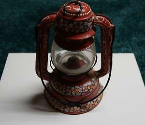 Vintage Linemar Toys Battery Operated lantern Hand Painted  