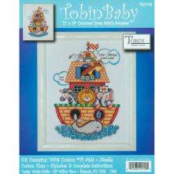 Noahs Ark Birth Record Counted Cross Stitch Kit  Overstock