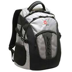 Wenger Swiss Gear Serge Silver/Black Laptop Backpack  Overstock