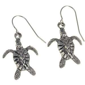  Metal Casting Sea Turtle Dangle Earrings    Made In The 