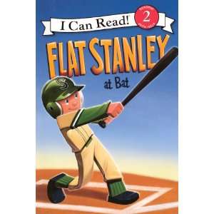 Flat Stanley at Bat (Turtleback School & Library Binding Edition) (I 