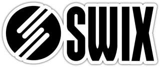 SWIX Ski Snowboard Car Bumper Sticker Decal 6X3  