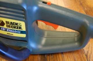 Black & Decker TR255 Type 3 16 Electric Hedge Trimmer LOCAL PICKUP 