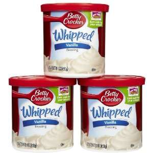 Betty Crocker Whipped Vanilla Frosting 12 oz  Grocery 