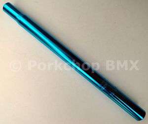 BMX bicycle alloy seat post 25.4mm 1 350mm   BLUE  