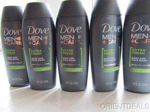 Dove Men Care Body & Face Wash Lot of 5 :1.8oz Each  