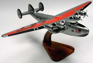 Boeing B 314 Clipper Pan Am Airplane Wood Model Reg FS  