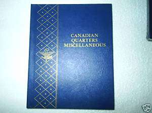 Whitman Bookshelf Album #9507 for Canadian Quarters  