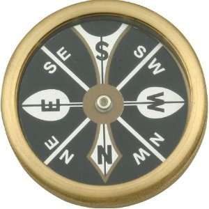 Marble Knives 223 Large Pocket Compass with Brass Body:  