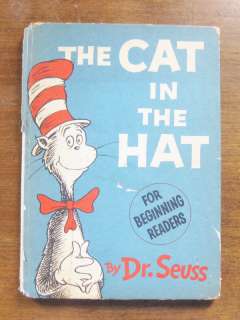 the cat in the hat dr. seuss 1st/1st/1st state HC 1957  