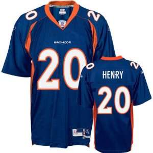   Henry Reebok NFL Navy Premier Denver Broncos Jersey: Sports & Outdoors