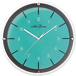 Seth Thomas Cayman Teal Dial Wall Clock  Overstock