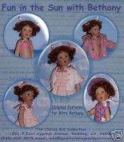 Bitty Bethany Fun in the Sun Clothing Patterns  