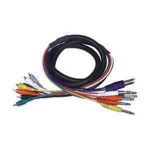  Live Wire 8 Channel Rca 1/4 Snake 2 Meters Electronics
