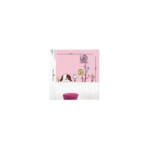 Home & decor Home & Decor Wall Sticker Decals   Clock (Pink):  