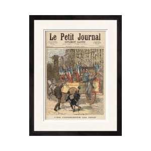 The Conscripts Of 1892 From le Petit Journal 5th March 1892 Framed 
