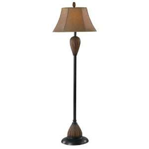  Kenroy Homes Bali Floor Lamp with Russet Bronze Finish and 