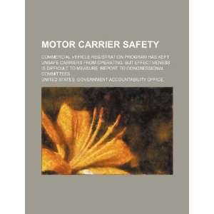  Motor carrier safety commercial vehicle registration 