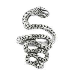 Sterling Silver Snake Wrap Ring  