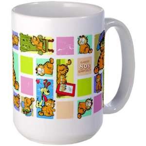  Classic Garfield Squares Humor Large Mug by  