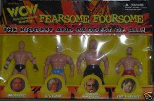 NEW   TNA WWF WWE WCW Fearsome Foursome   Goldberg, Flair, Benoit, DDP 