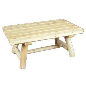  Cedarlooks 020090A Log Rectangular Coffee Table: Patio 