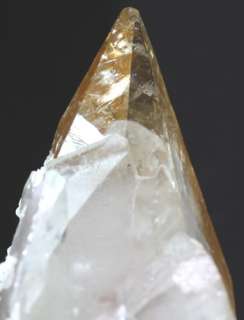 Doubly terminated Golden CALCITE Crystal Elmwood  